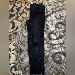 Old Navy Size 2 Distressed Black Jeans